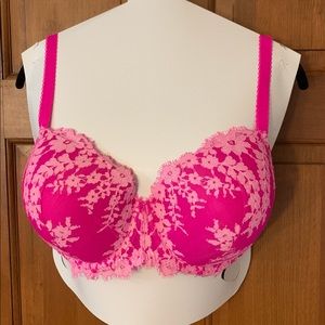 Victoria Secret Dream Angel Hot Pink/Fuchsia 38DDD